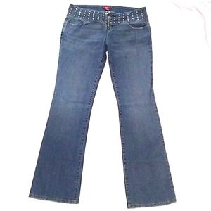 VINTAGE GUESS Stretch Distressed Denim w Grommets
